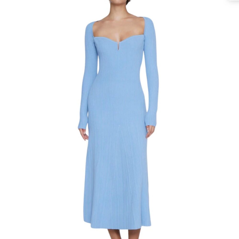 Anna Quan Ribbed Knit Dress